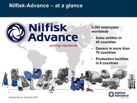 Nilfisk-Advance – at a glance