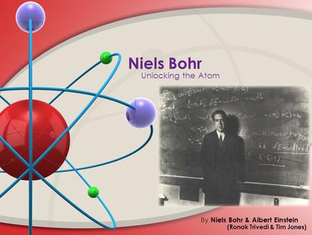 Niels Bohr Unlocking the Atom By Niels Bohr & Albert Einstein