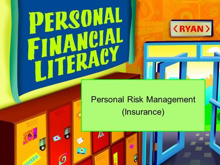 Personal Risk Management (Insurance)