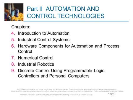 Part II AUTOMATION AND CONTROL TECHNOLOGIES