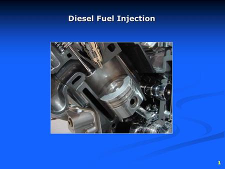 1 Diesel Fuel Injection. 2 injection in a diesel is a necessityinjection in a diesel is a necessity with gasoline engines, fuel injection is an alternativewith.