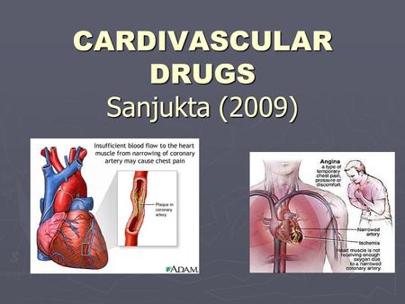 CARDIVASCULAR DRUGS Sanjukta (2009). CARDIOVASCULAR DISEASE AND DRUGS ► Basic cardiovascular physiology and pathology depends on the control of heart.