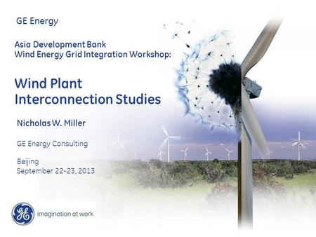 Wind Plant Interconnection Studies