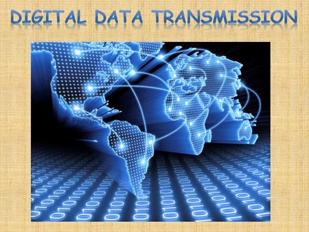 Data transmission refers to the movement of data in form of bits between two or more digital devices. This transfer of data takes place via some form.
