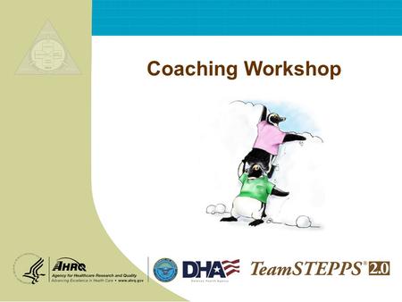 Coaching Workshop.
