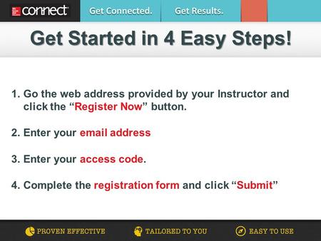 Get Started in 4 Easy Steps!