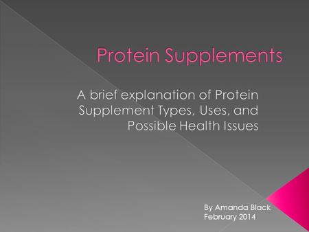 By Amanda Black February 2014.  Protein is on of the three macronutrients your body needs for energy. It works with carbs and fats to fuel you body.
