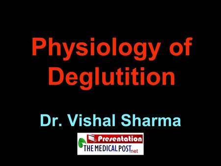 Physiology of Deglutition