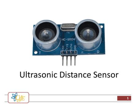 1 Ultrasonic Distance Sensor. 2 How it Works The distance sensor emits short bursts of sound and listens for this sound to echo off of nearby objects.