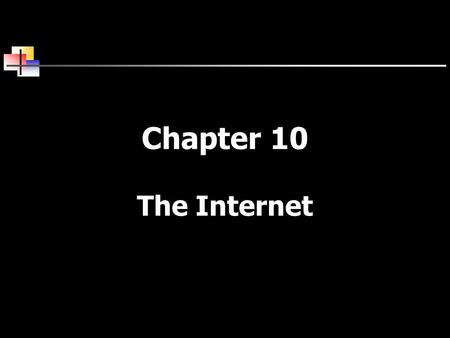 Chapter 10 The Internet. 2 Internet  Today’s present Internet is a vast collection of thousands of networks and their attached devices  Internet began.