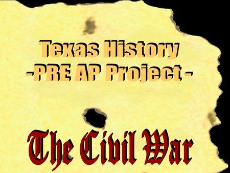 Alexandria Middle School Civil War – 8 th Grade American History Objective Requirements Results Rubric (Assessment)