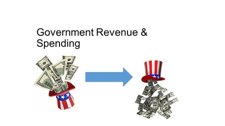 Government Revenue & Spending. Key Vocab Budget- A plan for saving and spending money Revenue- Money the government collects from taxes Surplus- Having.