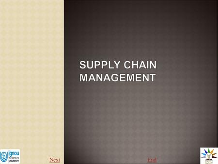 NextEnd. Supply Chain Management – Definitions Supply chain management is the management of a network of interconnected businesses involved in the ultimate.