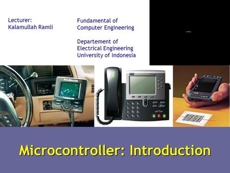 Microcontroller: Introduction