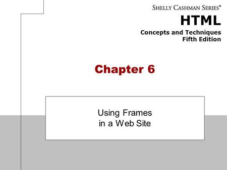 Using Frames in a Web Site