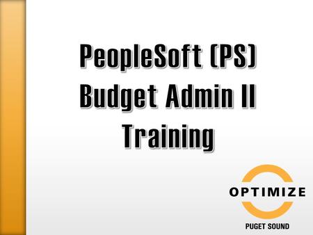o How to code non-purchase order (non-PO) requests for payment from PeopleSoft: ● Required and Optional accounting information to supply ● Non-PO Forms.
