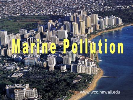 Www.wcc.hawaii.edu. Pollution is harmful material not native to the environment that is present in large quantity Pollutants cause damage to organisms.
