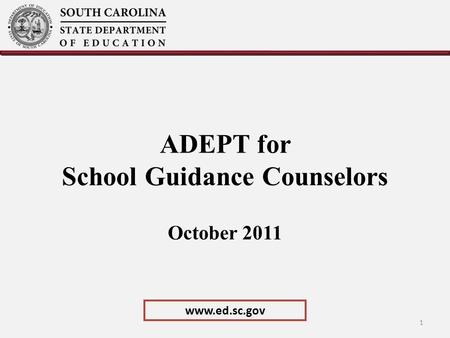 ADEPT for School Guidance Counselors