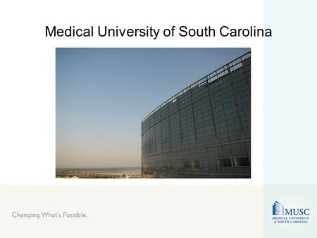 Medical University of South Carolina. Founded in 1824, MUSC holds distinction as oldest medical institution in southern United States. Originally founded.