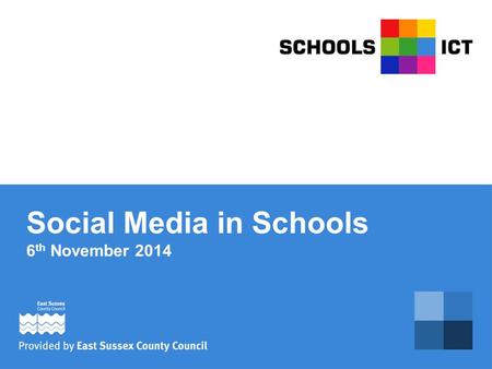 Social Media in Schools 6 th November 2014. Social Media for Schools Engagement Marketing Communication Collaboration Networking.