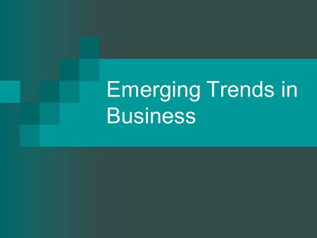 emerging modes of business powerpoint presentation