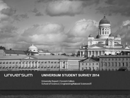 Universum STUDENT survey 2014
