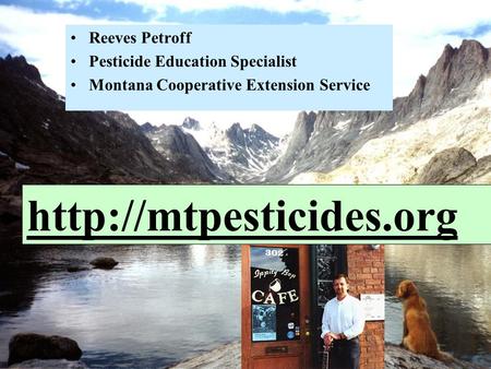 Reeves Petroff Pesticide Education Specialist