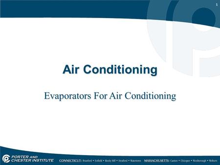 Evaporators For Air Conditioning