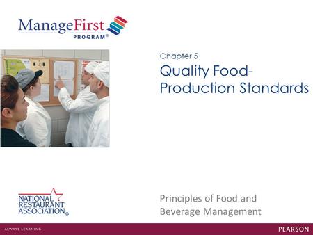 Quality Food-Production Standards
