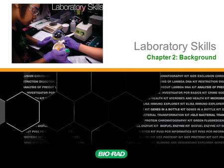 Laboratory Skills Chapter 2: Background.