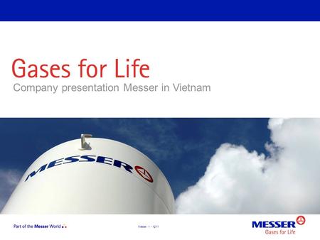 Company presentation Messer in Vietnam