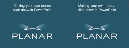 Making your own stereo slide show in PowerPoint Making your own stereo slide show in PowerPoint.