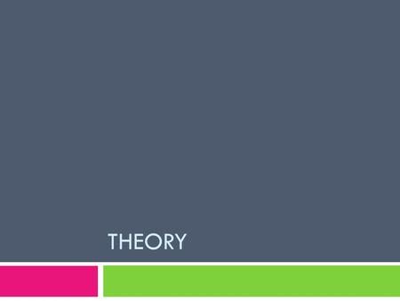 THEORY. What is theory?  “… a set of interrelated concepts, definitions, and propositions that presents a systematic view of events or situations by.