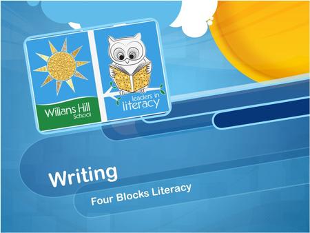 Writing Four Blocks Literacy. During the block children are engaged in various activities that lead to a published piece of writing. “Assistive technologies.