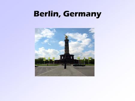 Berlin, Germany. Country Flag Adopted May 23, 1949.