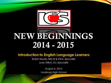 Introduction to English Language Learners