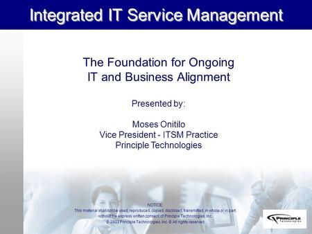 Integrated IT Service Management