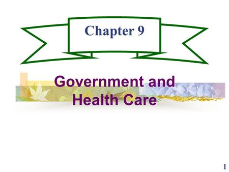 Government and Health Care