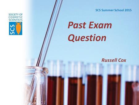 SCS Summer School 2015 Past Exam Question Russell Cox.