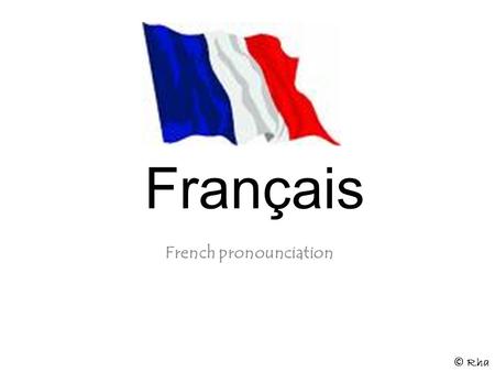 French pronounciation