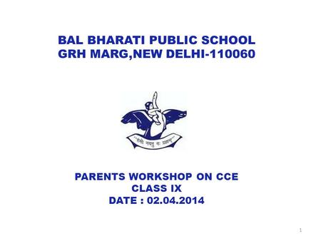 BAL BHARATI PUBLIC SCHOOL GRH MARG,NEW DELHI