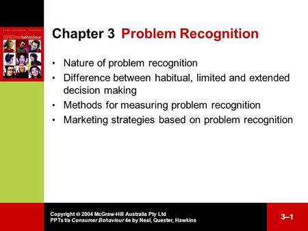 Chapter 3 Problem Recognition