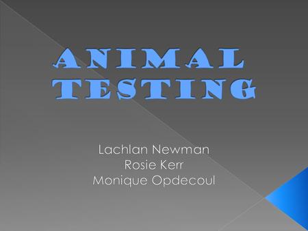 Medical Cosmetic ConclusionBibliography What is animal testing? NextHome.