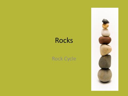Rocks Rock Cycle.
