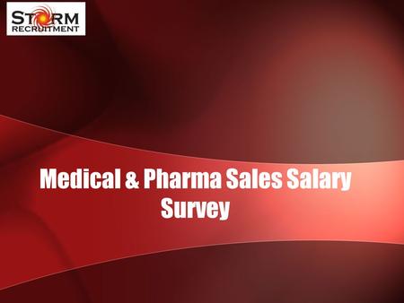 Medical & Pharma Sales Salary Survey. HEALTH, PHARMA & SCIENTIFIC SALES JOB TITLEBasicOTE Country Manager / Sales Director 100,000 - 150,000110,000 -