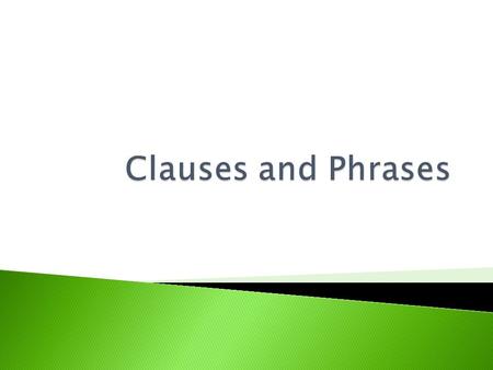 noun clause presentation