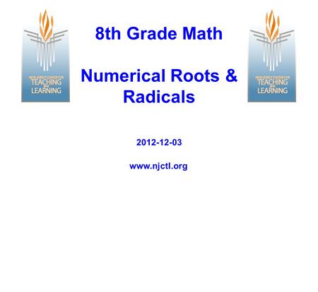 Numerical Roots & Radicals