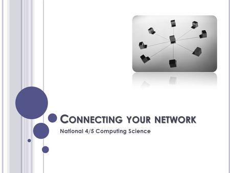 C ONNECTING YOUR NETWORK National 4/5 Computing Science.
