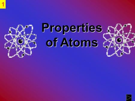 SC3 Students will use the modern atomic theory to explain the characteristics of atoms.