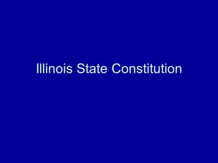 Illinois State Constitution. One Who can veto a bill passed by the General Assembly? Supreme Court The Voters The Governor The Lt. Governor.